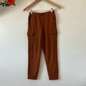 Janie and Jack cargo joggers caramel mustard sz 8 boys